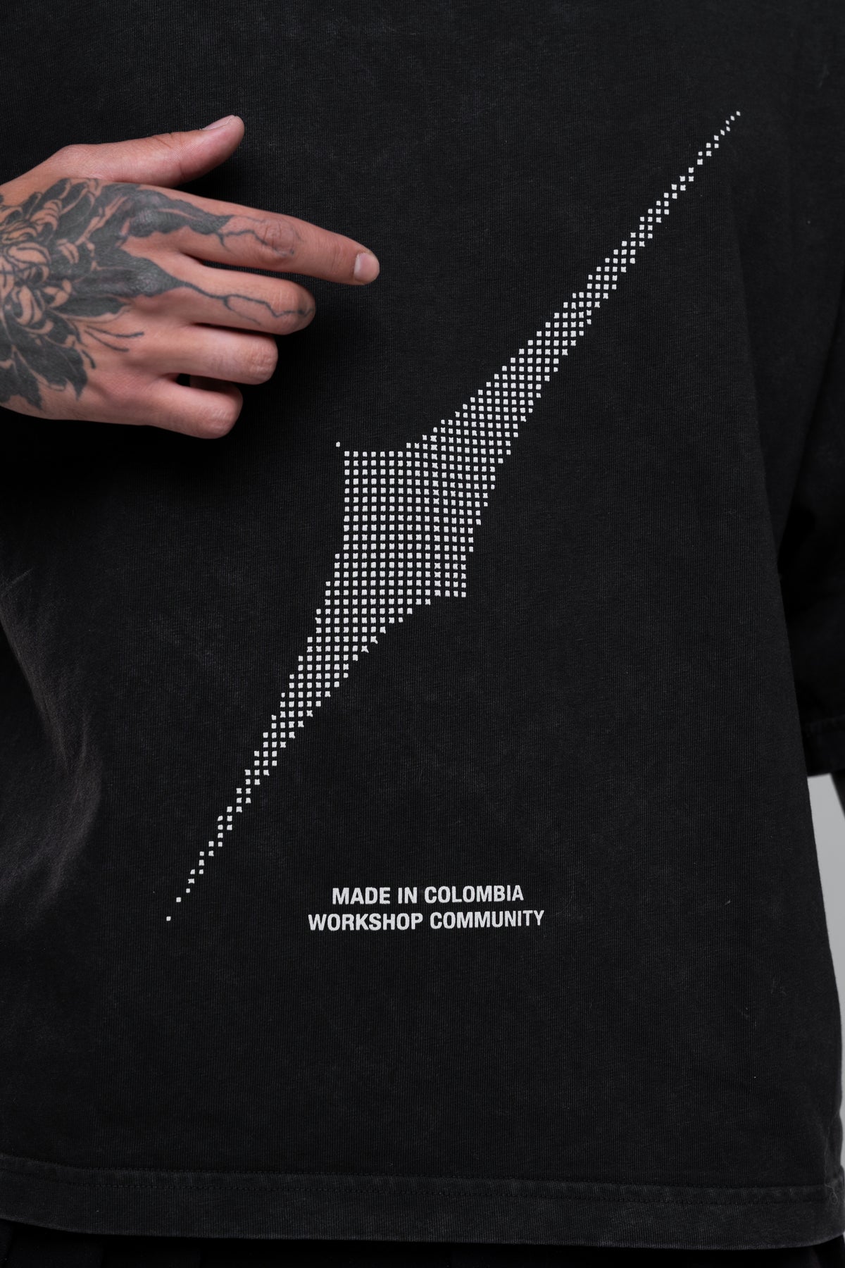 WORKER TEE WASHED